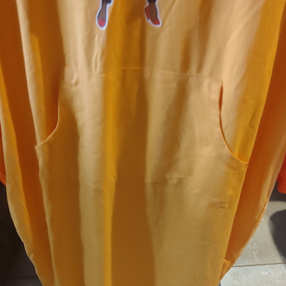 Orange Bears Graphic Hoodie Dress - Picture 4 of 5